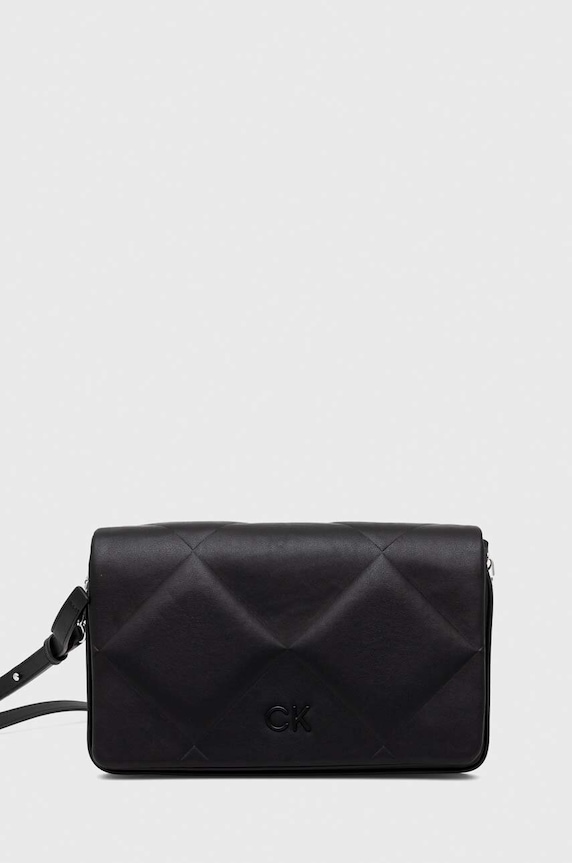 Calvin Klein torebka nie mieści A4 czarny K60K611759