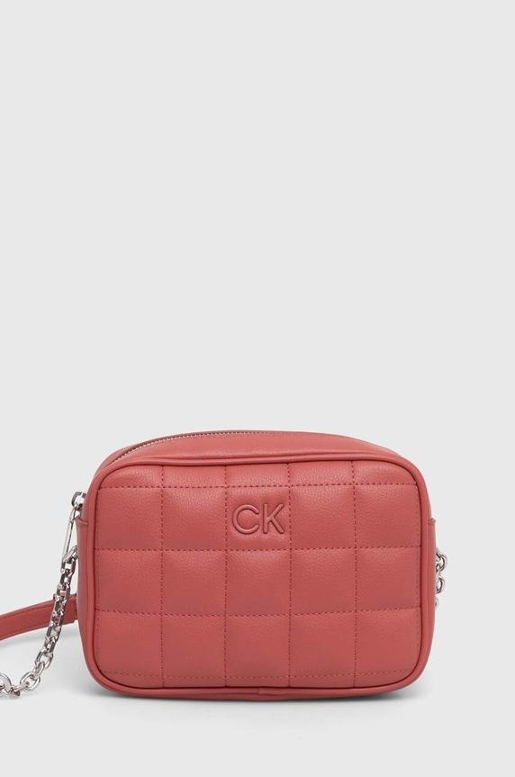 Calvin Klein torebka imitacja skóry licowej różowy K60K612331