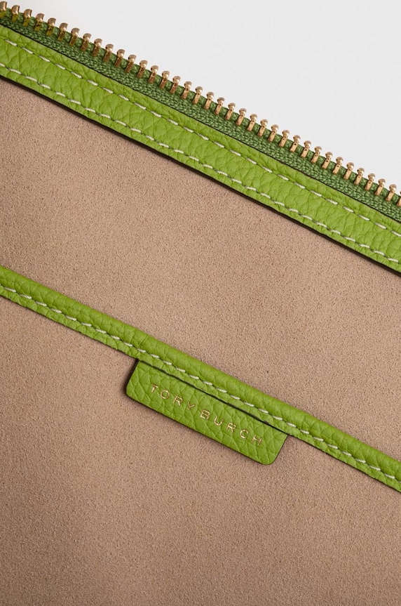 Tory Burch poseta de piele 155619.300 verde