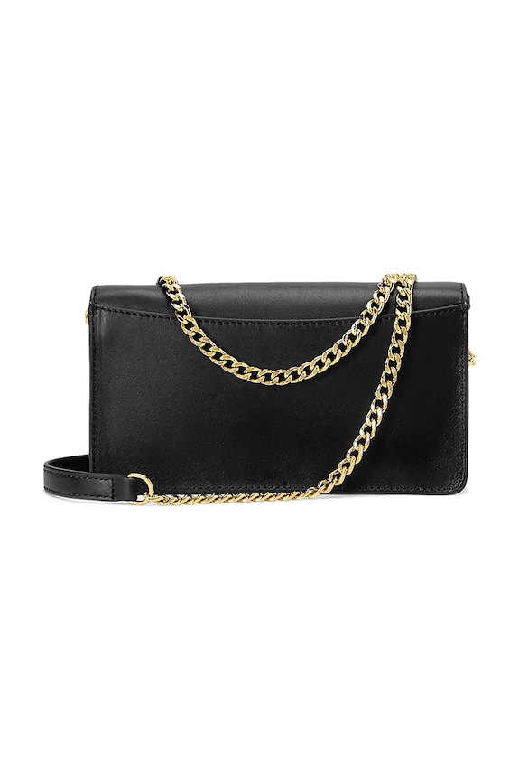 Kožená kabelka Lauren Ralph Lauren 432915377 černá SS25