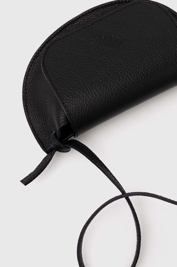 Akcesoria MMC STUDIO torebka skórzana SATURNSMALL.BAG czarny