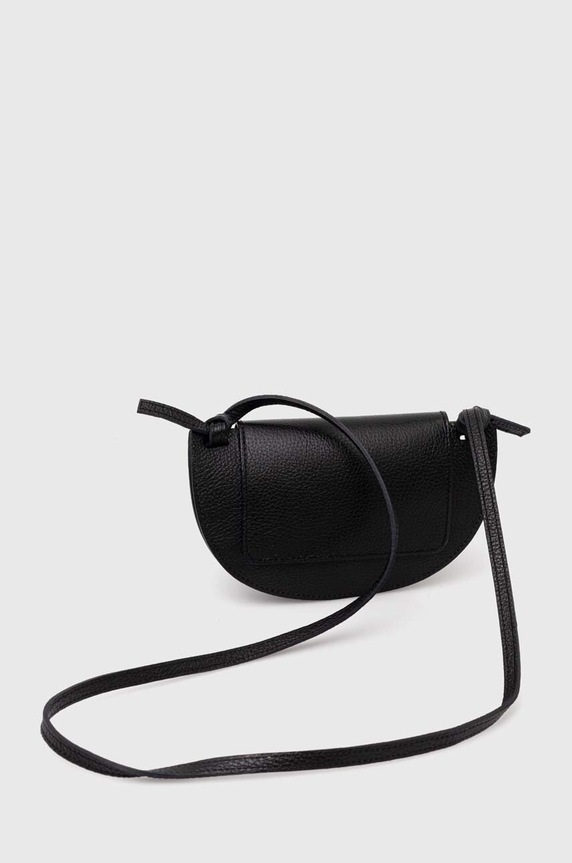 MMC STUDIO torebka skórzana czarny SATURNSMALL.BAG