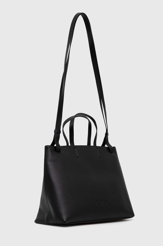 A.P.C. torebka Cabas Market Small PUABL.F61860.LZZ czarny SS24