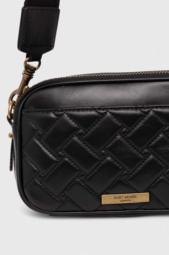 Kiegészítők Kurt Geiger London bőr táska 2041700109 fekete
