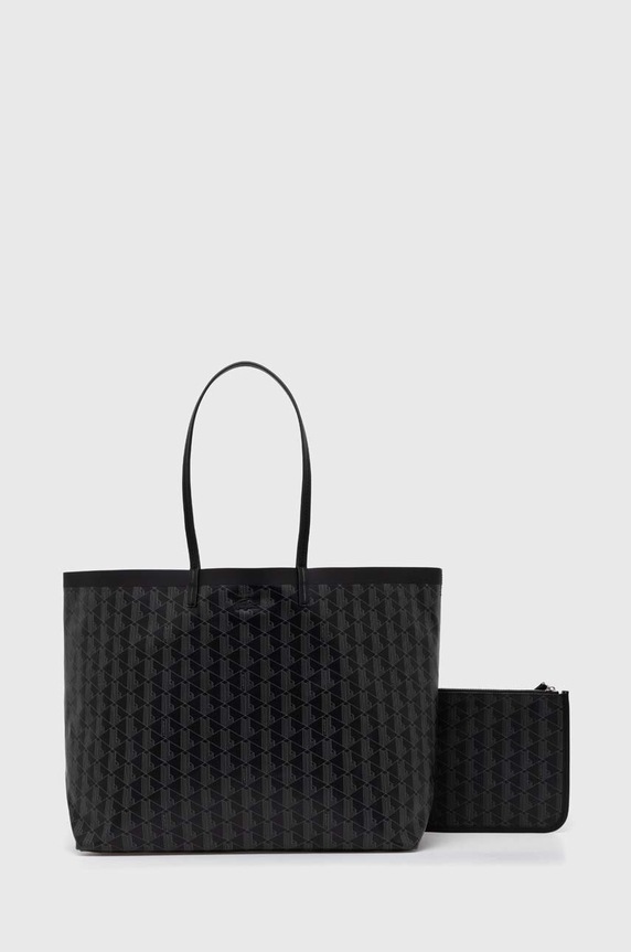 Lacoste torebka mieści A4 czarny NF4345ZE