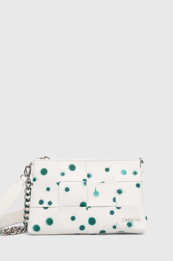 Torba Desigual NEW SPLATTER DORTMUND remen se skida bijela 24SAXP10