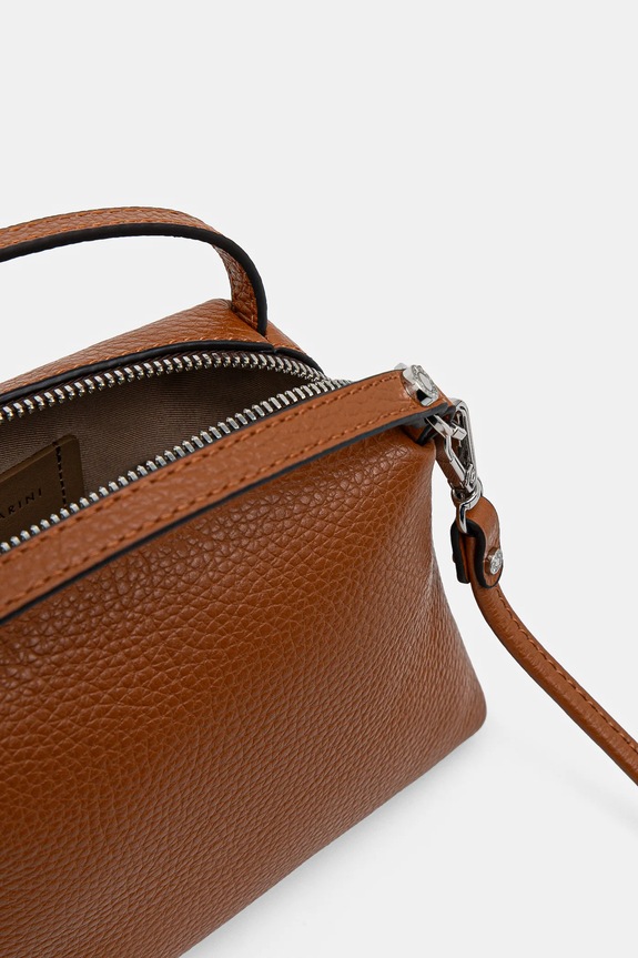 Kožená kabelka Gianni Chiarini hnědá BS.8145/COMM.GRN