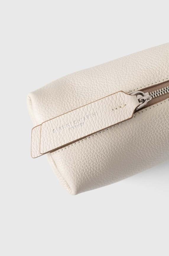 Kožená kabelka Gianni Chiarini biela BS.8148/COMM.GRN