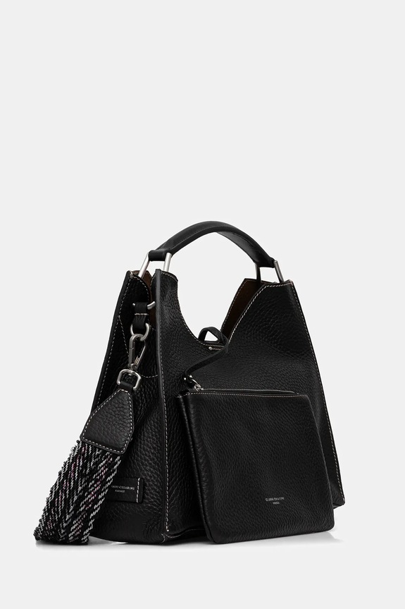 Δερμάτινη τσάντα Gianni Chiarini BS.10566.RNGDBL μαύρο AW25