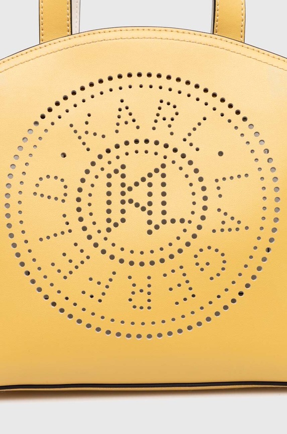 Δερμάτινη τσάντα Karl Lagerfeld κίτρινο 241W3069