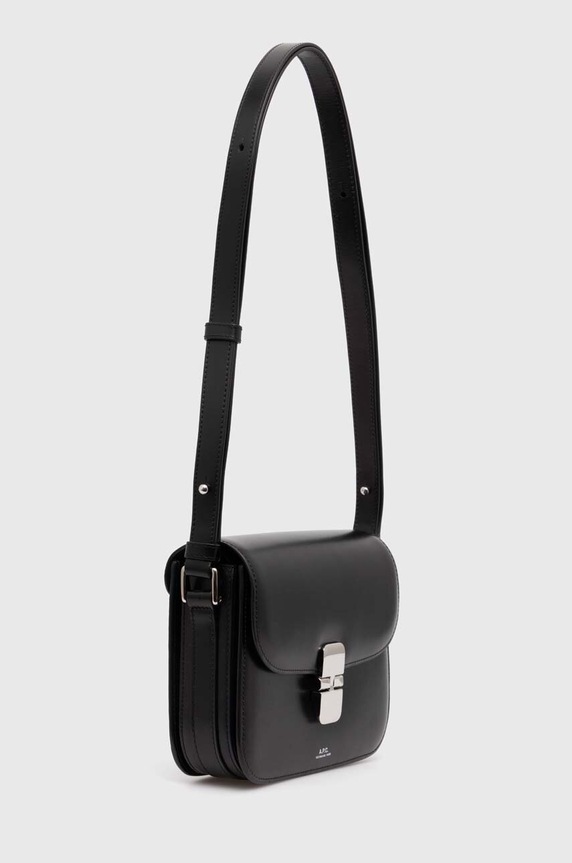 Кожаная сумочка A.P.C. sac grace small PXBVN.F61413.LZZ чёрный SS24
