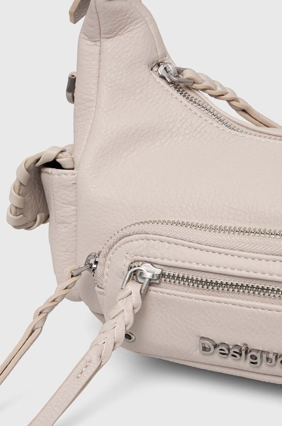 Desigual torebka OMNIA NEW LONDON PLUS beżowy 24SAXP32