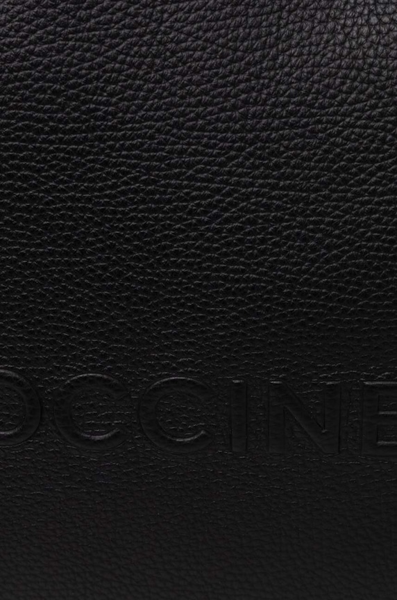 Kožená kabelka Coccinelle E1.QBB.18.01.01.001 černá