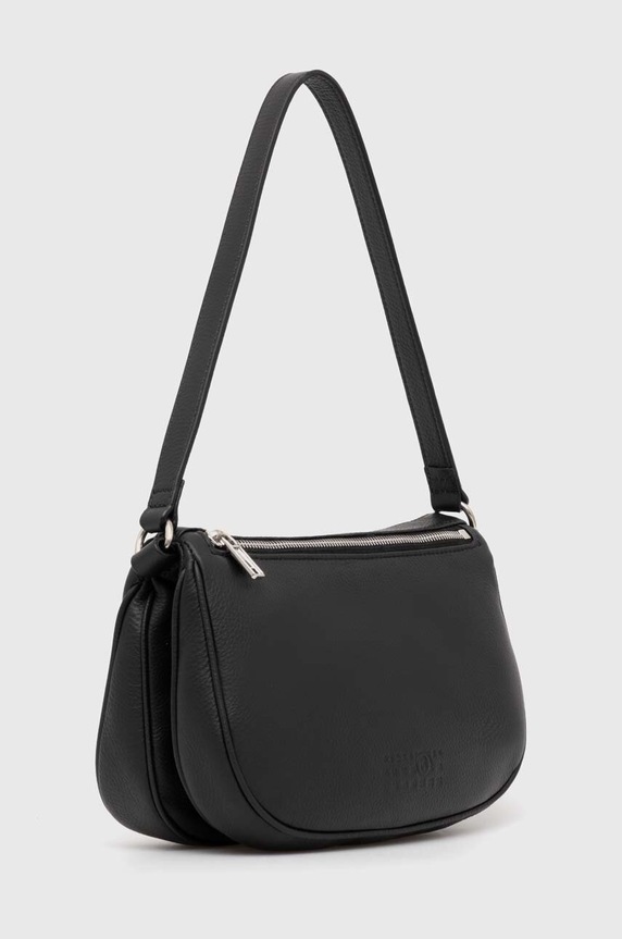 Kožená kabelka MM6 Maison Margiela SB5ZH0005 černá SS24