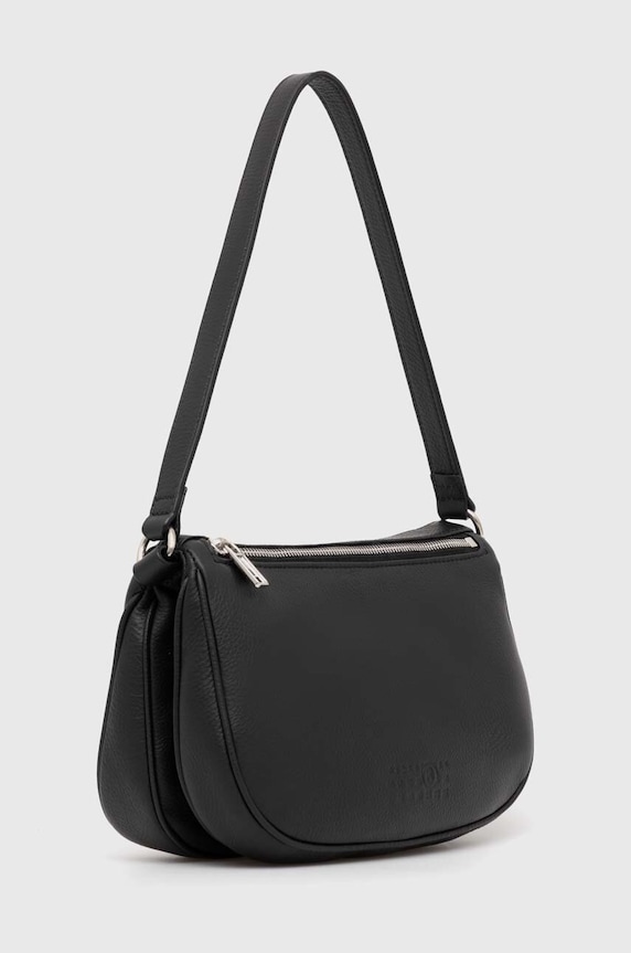 Kožená kabelka MM6 Maison Margiela SB5ZH0005 černá SS24