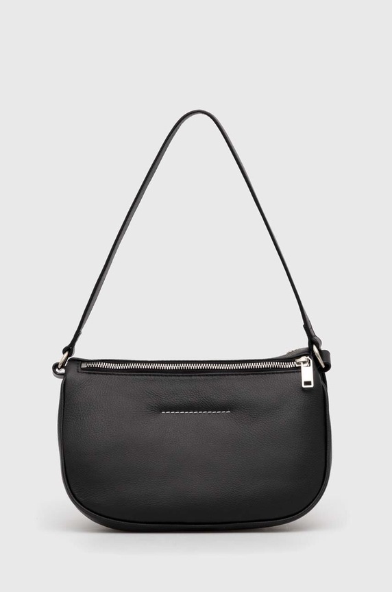 Doplňky Kožená kabelka MM6 Maison Margiela SB5ZH0005 černá