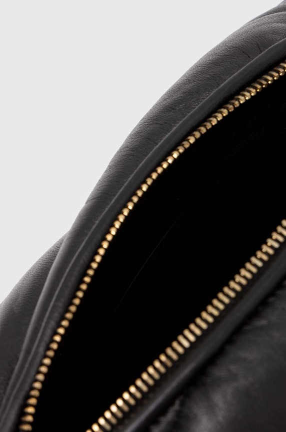 Kožená kabelka Fiorucci Black Leather Mella Bag U01FPABA001LE04BK01 čierna