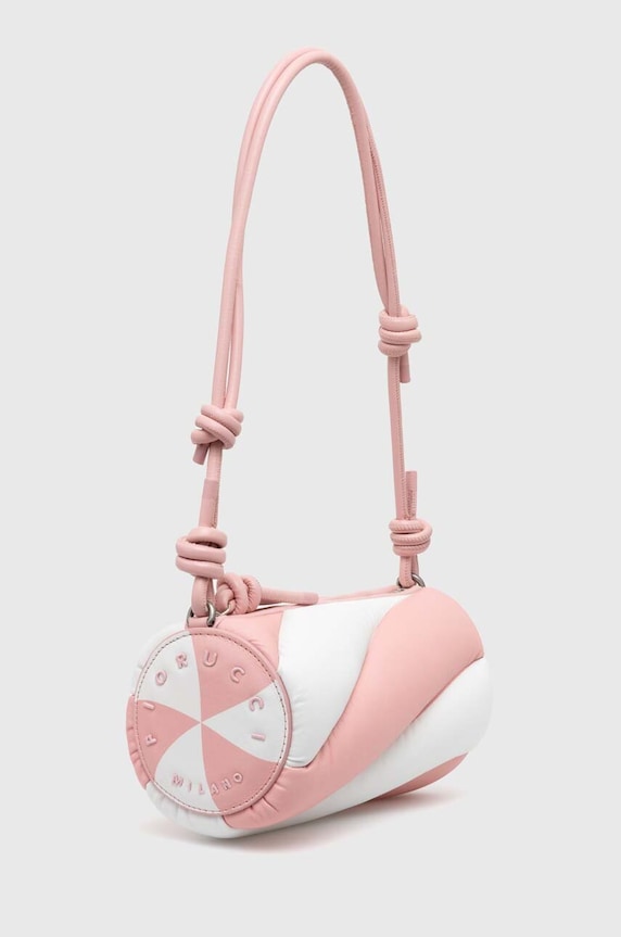 Fiorucci torebka skórzana Bicolor Leather Mella Bag skóra licowa różowy U01FPABA001LE04PN02