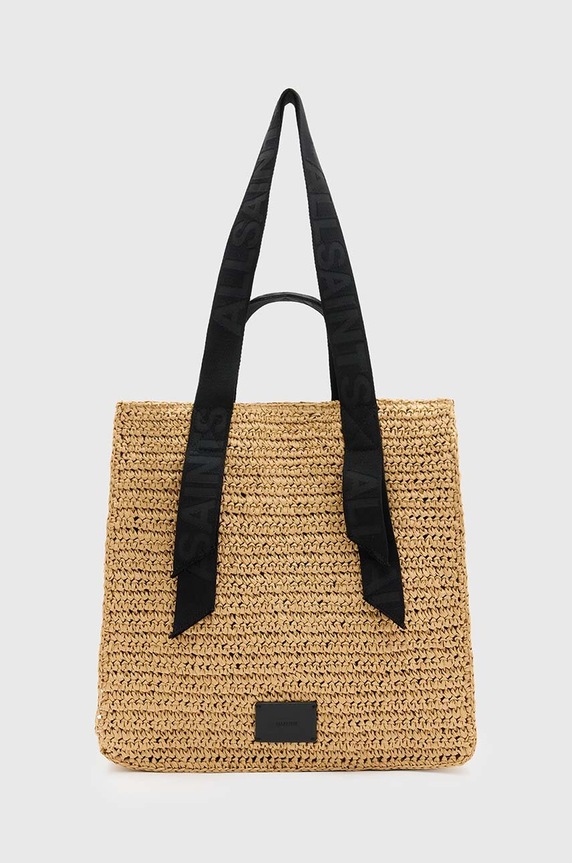 AllSaints shopper Γυναικεία LULLAH N/S TOTE χωράει Α4 μπεζ W081XA