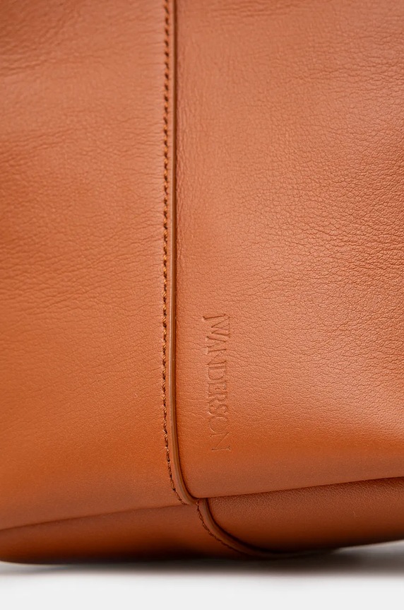 JW Anderson leather handbag The Jwa Corner Small Bucket orange HB0614.LA0307.142