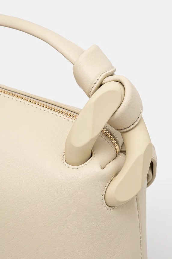 JW Anderson leather handbag The Jwa Corner Bag HB0618.LA0307.135 beige