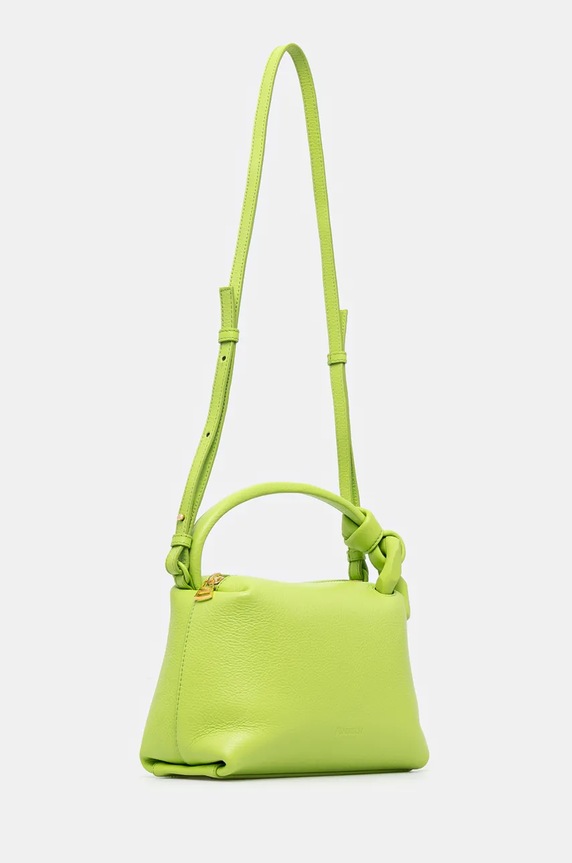 JW Anderson leather handbag The Jwa Small Corner Bag HB0619.LA0332.526 green SS24