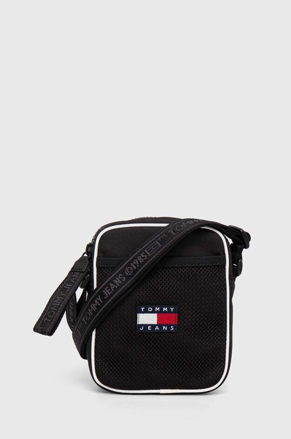 Tommy Jeans táska textil fekete AM0AM11959