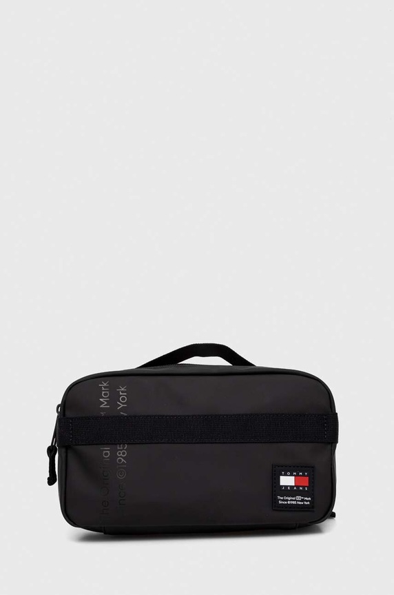 Ledvinka Tommy Jeans potisk černá AM0AM11963