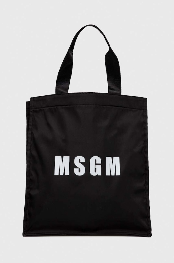 MSGM borsa sovrastampa nero 3640MZ43.628