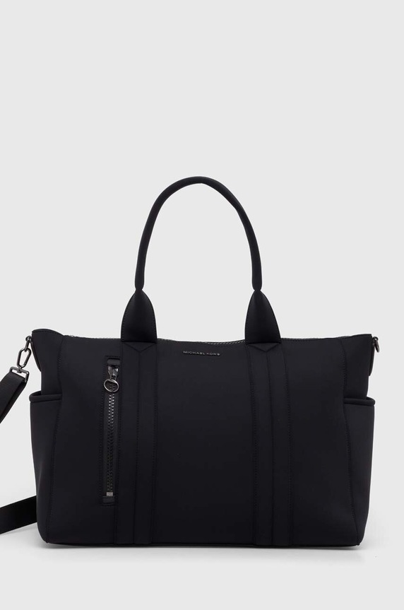 Taška Michael Kors hladký černá 33S4LBNT3C
