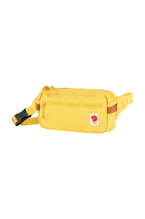 Fjallraven nerka High Coast Hip Pack nie mieści A4 żółty F23223.130