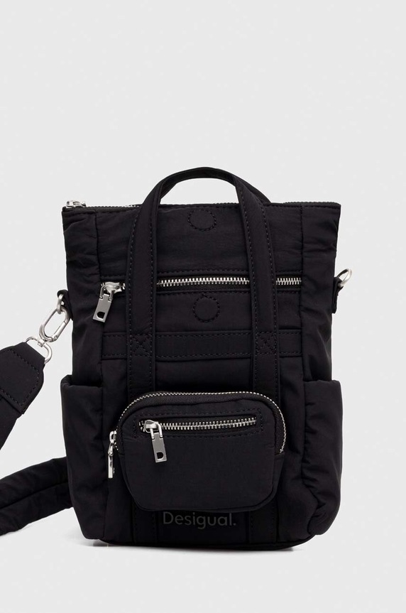 Desigual torba BASIC MODULAR VOYAGE nie mieści A4 czarny 24SAXY11