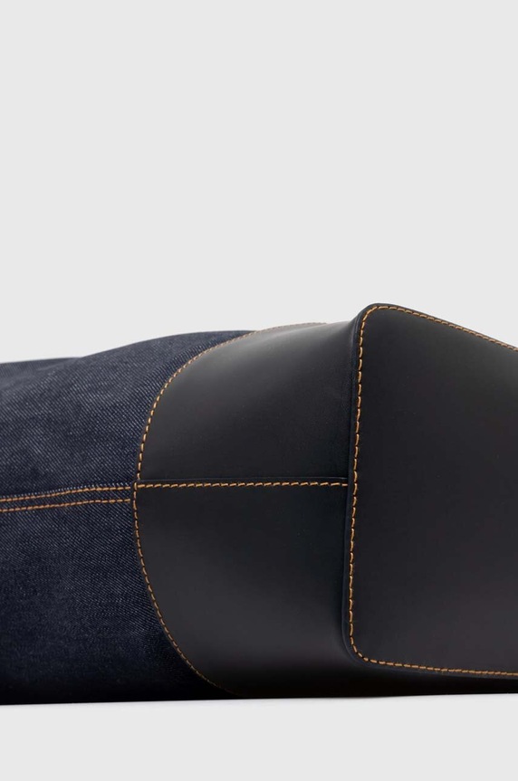 Taška A.P.C. tote axel CODDP.M61444.IAK tmavomodrá
