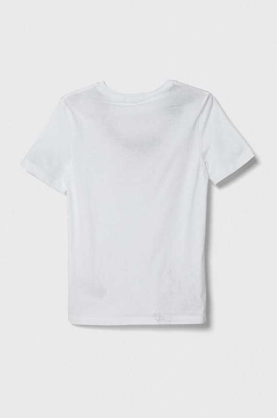 Detské bavlnené tričko Calvin Klein Jeans IU0IU00460.128.176.PPYH biela SS24