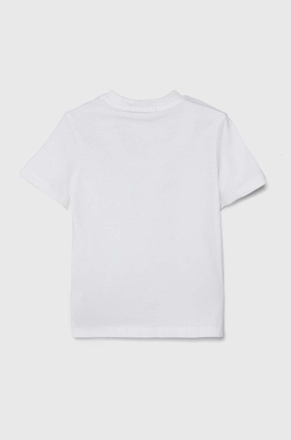 Detské bavlnené tričko Calvin Klein Jeans IU0IU00543.104.116.PPYH biela SS26