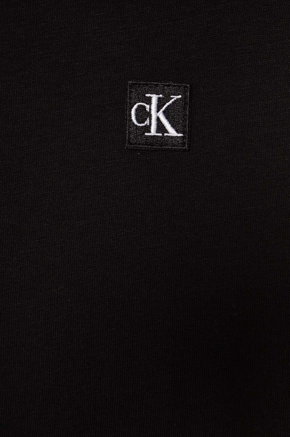Băieți Calvin Klein Jeans tricou de bumbac pentru copii IU0IU00543.128.176.PPYH negru