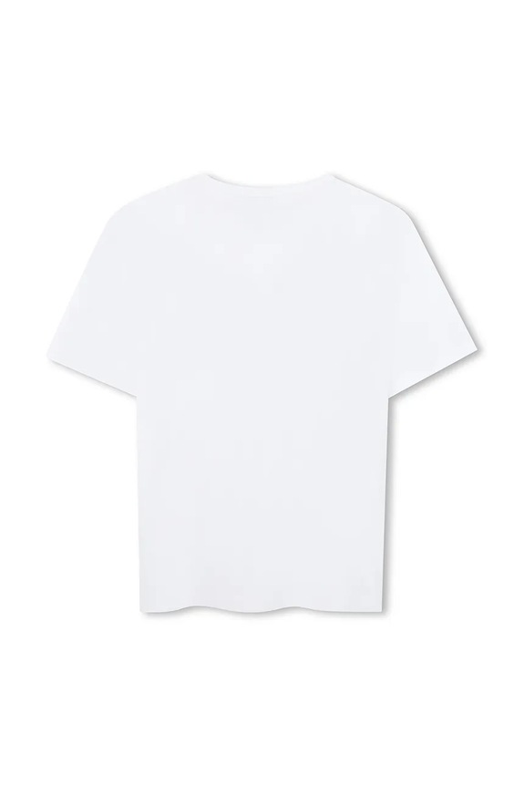 BOSS t-shirt in cotone per bambini J25P24.102.150 bianco SS25