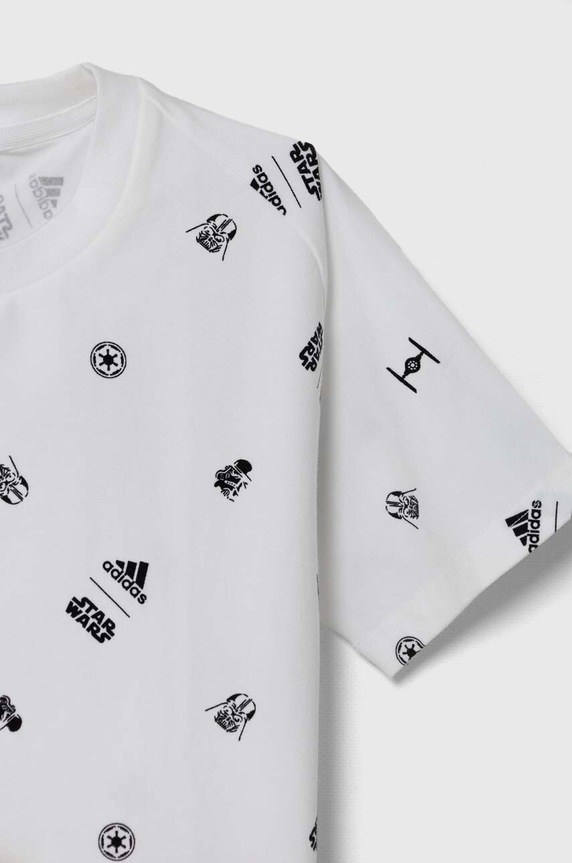 Fiú adidas gyerek póló x Star Wars IN7284 fehér