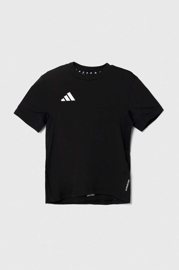 adidas tricou copii print negru IT5054