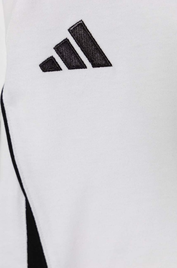 Chłopiec adidas Performance t-shirt bawełniany dziecięcy TIRO24 SWTEEY IR9358 biały