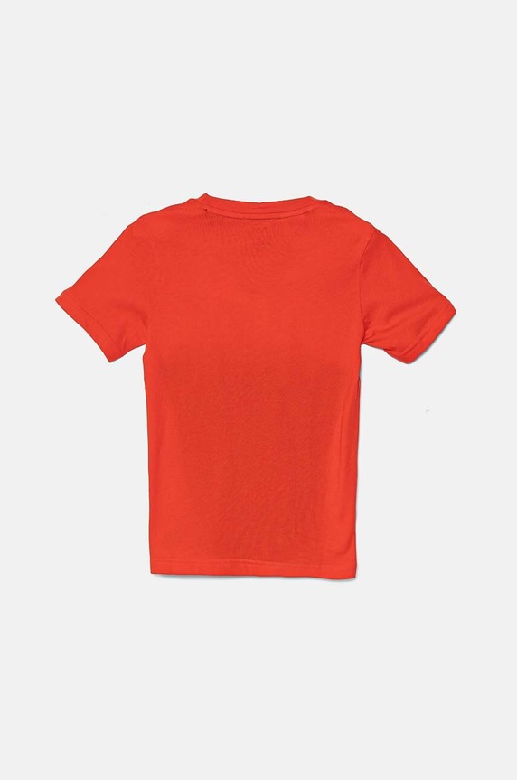 Chłopiec adidas t-shirt bawełniany dziecięcy IW7952 pomarańczowy