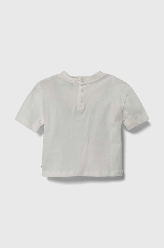 Detské bavlnené tričko Emporio Armani x The Smurfs 3DHTJN.3J52Z béžová SS24