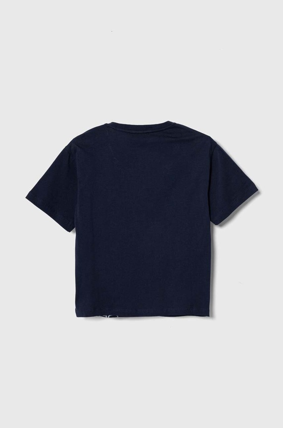Emporio Armani t-shirt bawełniany dziecięcy 3D4TJ4.4J5UZ niebieski SS24