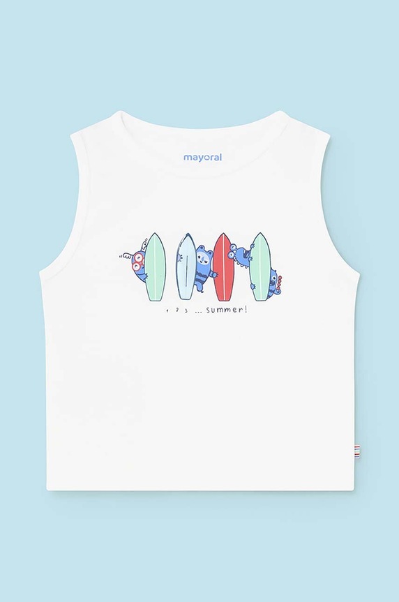 Mayoral top niemowlęcy z elastanem zielony 1036.3D.Baby.PPYH