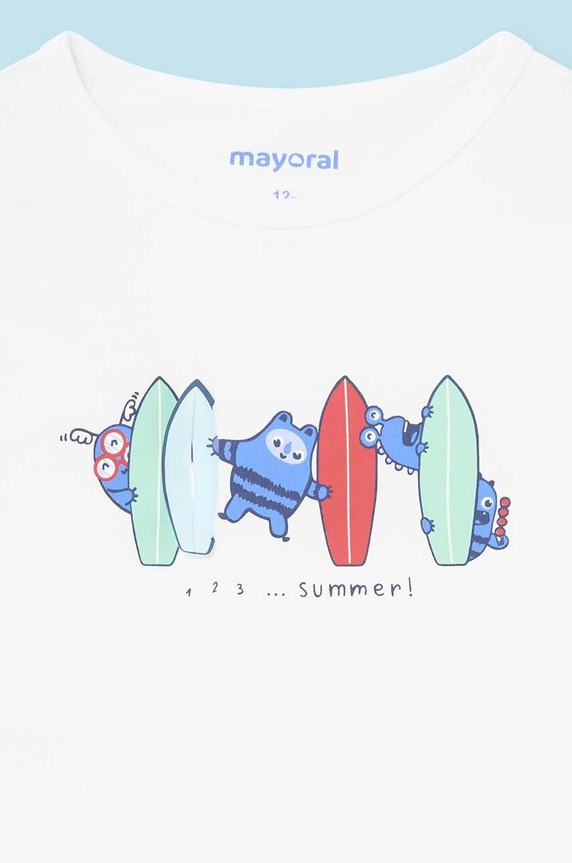 Mayoral top niemowlęcy zielony 1036.3D.Baby.PPYH
