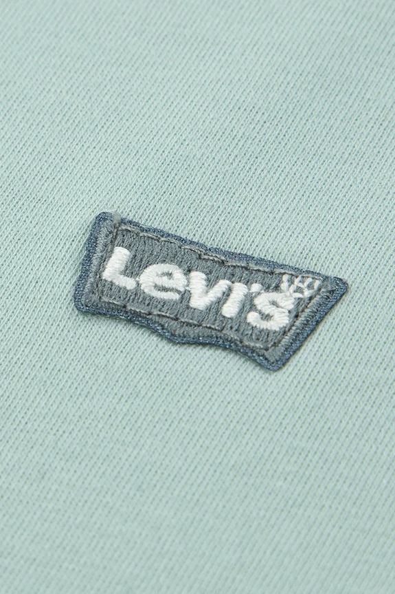 Αγορίστικα Παιδικό βαμβακερό μπλουζάκι Levi's LVB BATWING CHEST HIT 8EA100 πράσινο