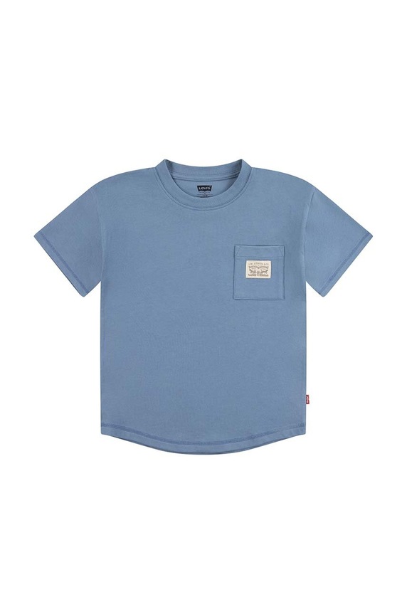 Levi's tricou copii print albastru 8EK857