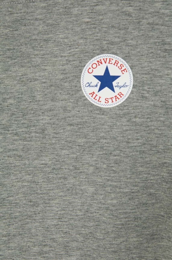 Chlapec Detské bavlnené tričko Converse 9C9506 sivá
