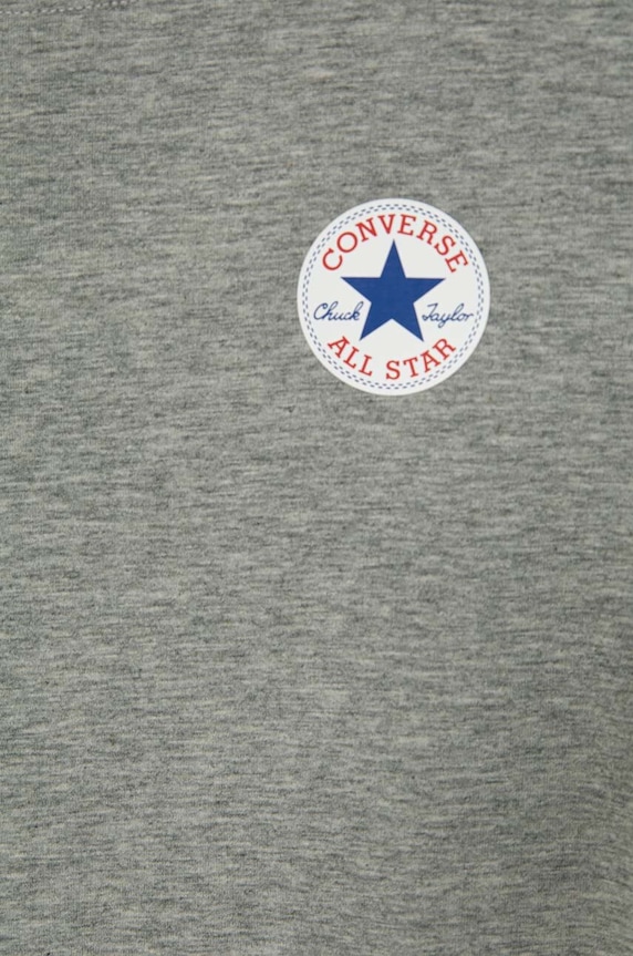 Chlapec Detské bavlnené tričko Converse 9C9506 sivá