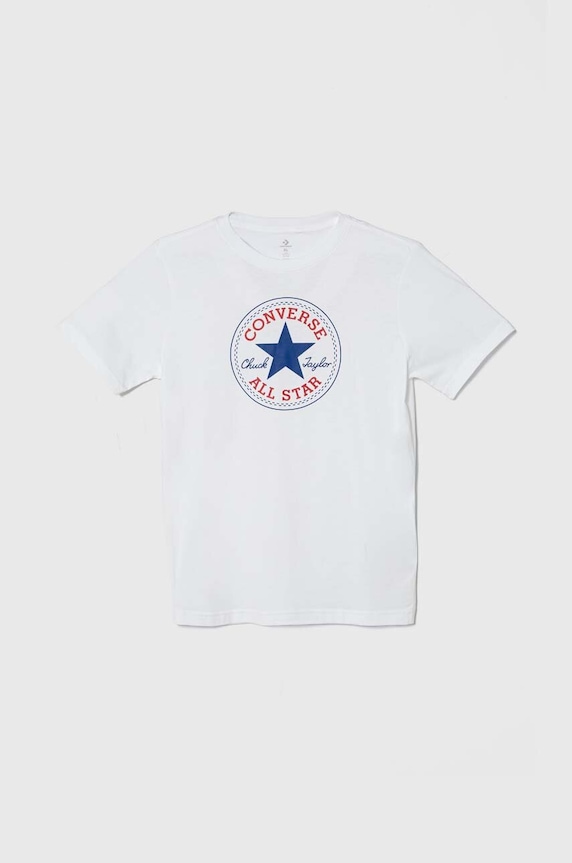 Detské tričko Converse okrúhly biela 966500